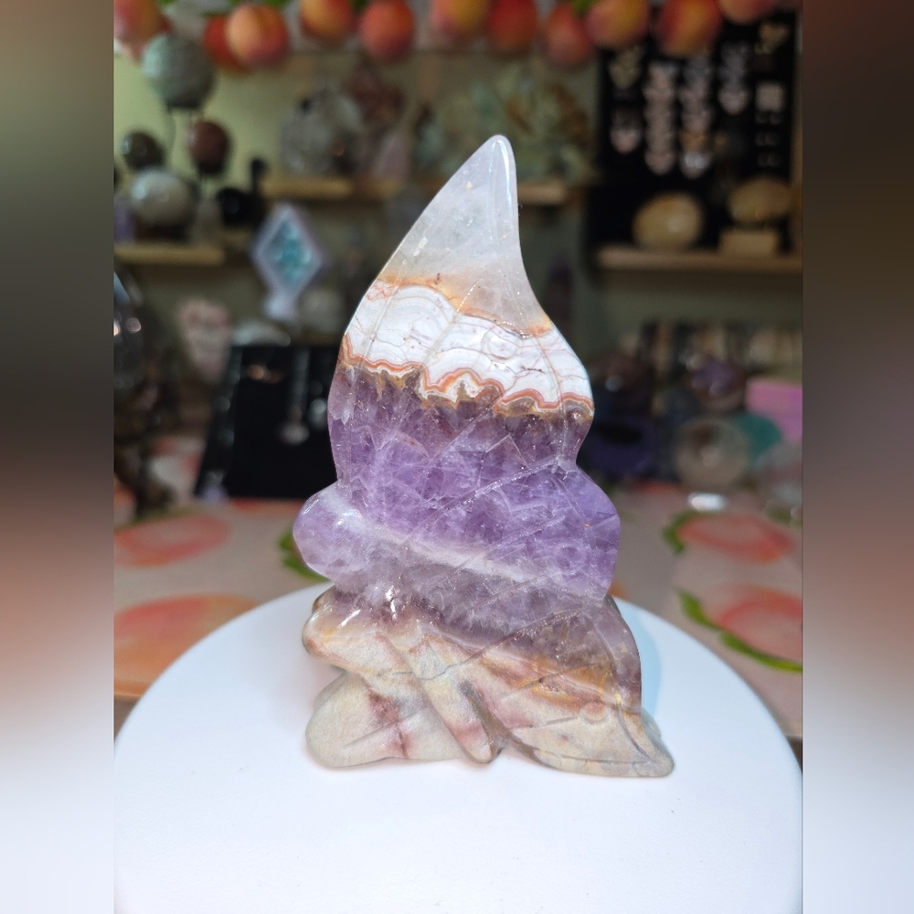 Amethyst Mexican Crazy Lace Crystal Fairy